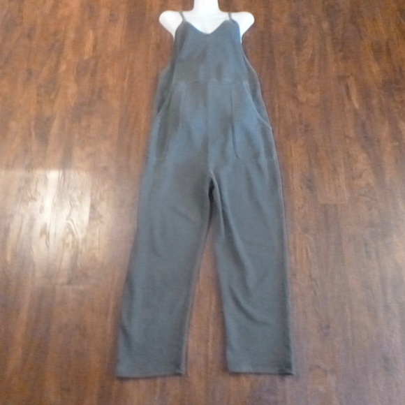 LaBIZ CHARCOAL GRAY JUMPSUIT NWT size-S SLOUCHY BOHO ONE-PIECE sz-S - Picture 1 of 16